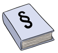 Piktogramm: Gesetzbuch